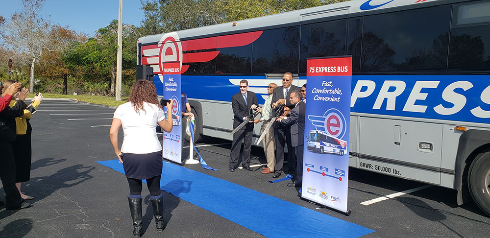Ribbon Cutting Sunrise Park N Ride